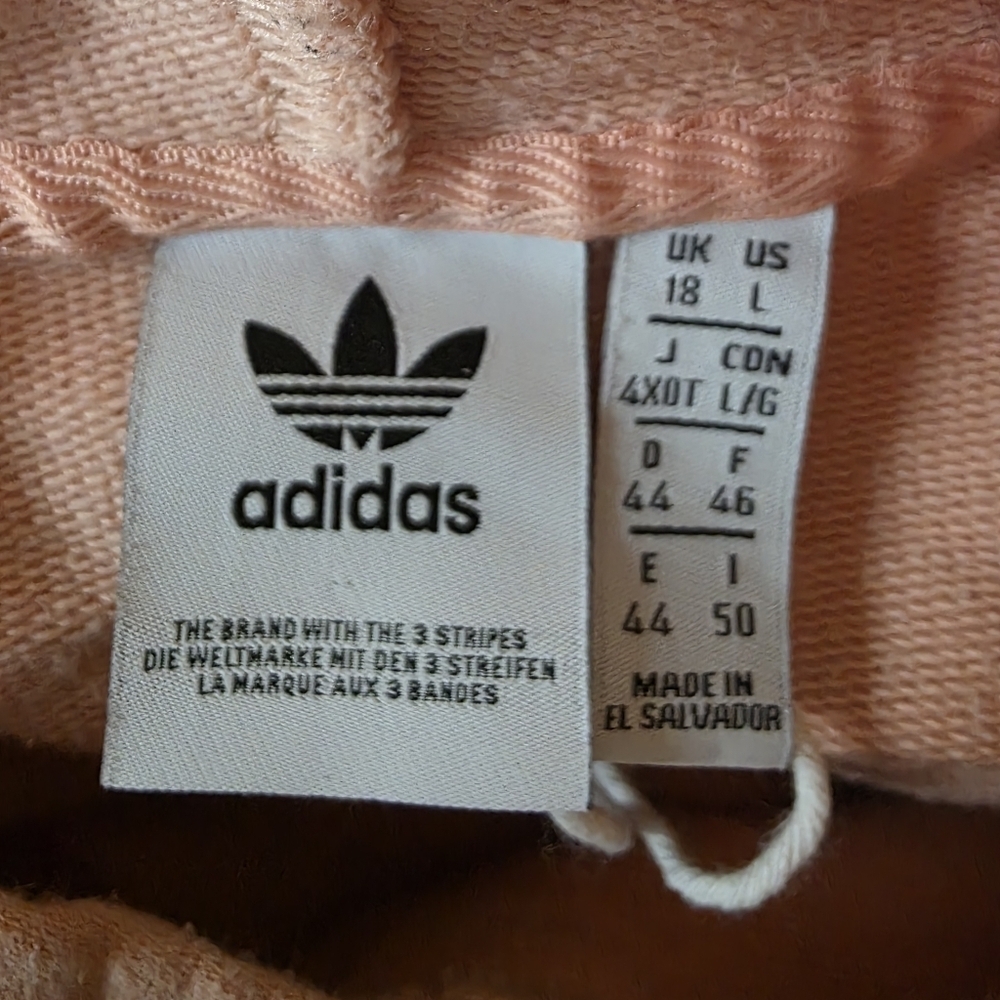 Adidas Women's Peach Hoodie Sweater - Picture 2 of 3